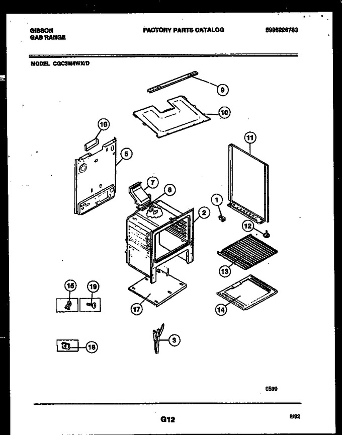 Diagram for CGC3M4WXD