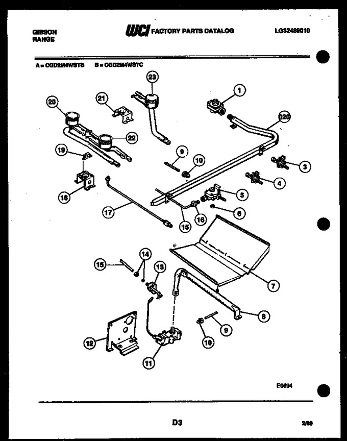 Diagram for CGD2M4WSTB