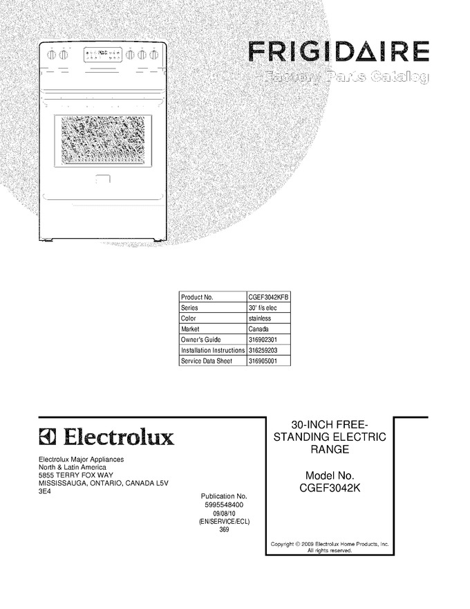 Diagram for CGEF3042KFB