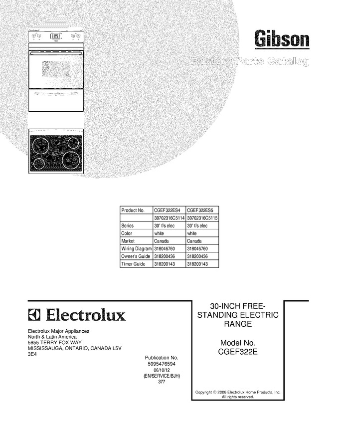 Diagram for CGEF322ES5