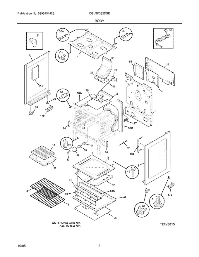 Diagram for CGLGF382DSE