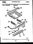 Diagram for 02 - Backguard, Cooktop And Burner Parts