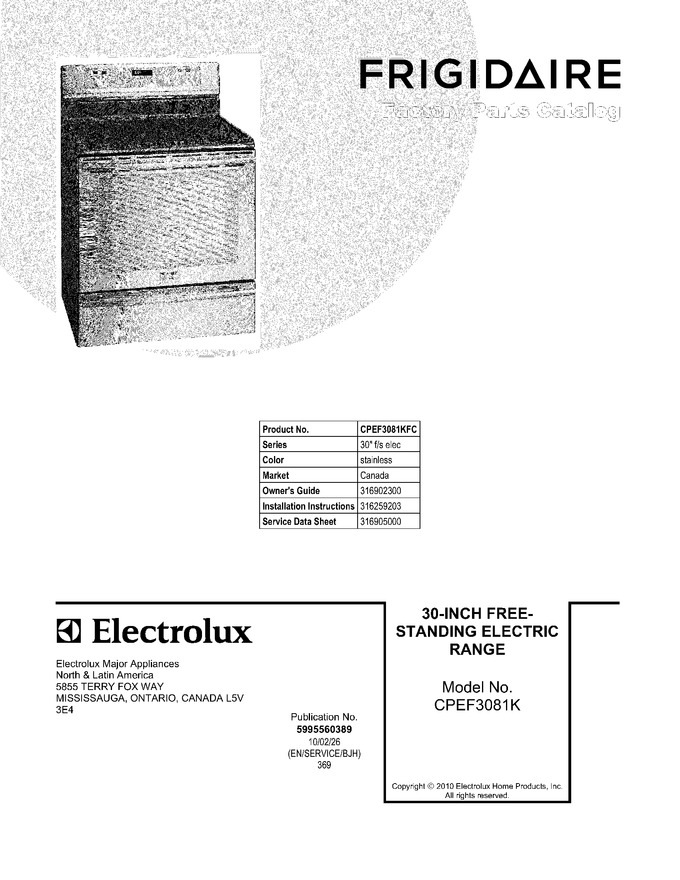 Diagram for CPEF3081KFC