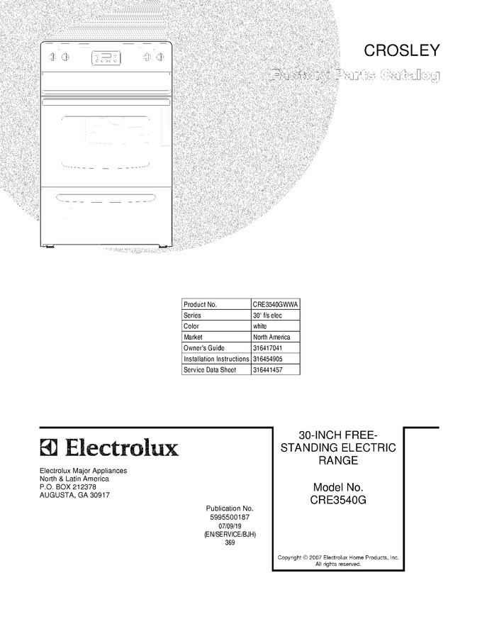Diagram for CRE3540GWWA