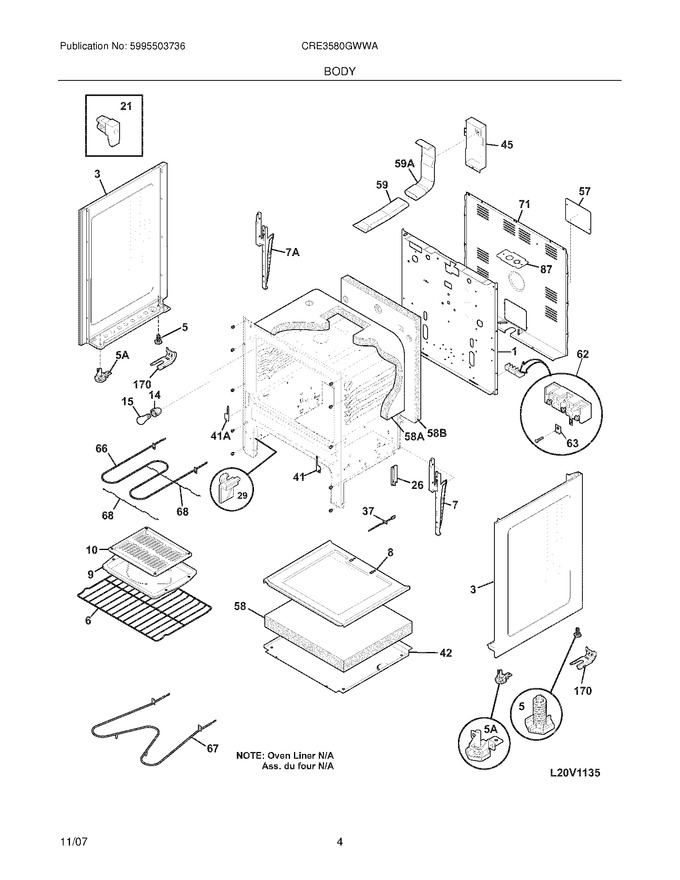 Diagram for CRE3580GWWA