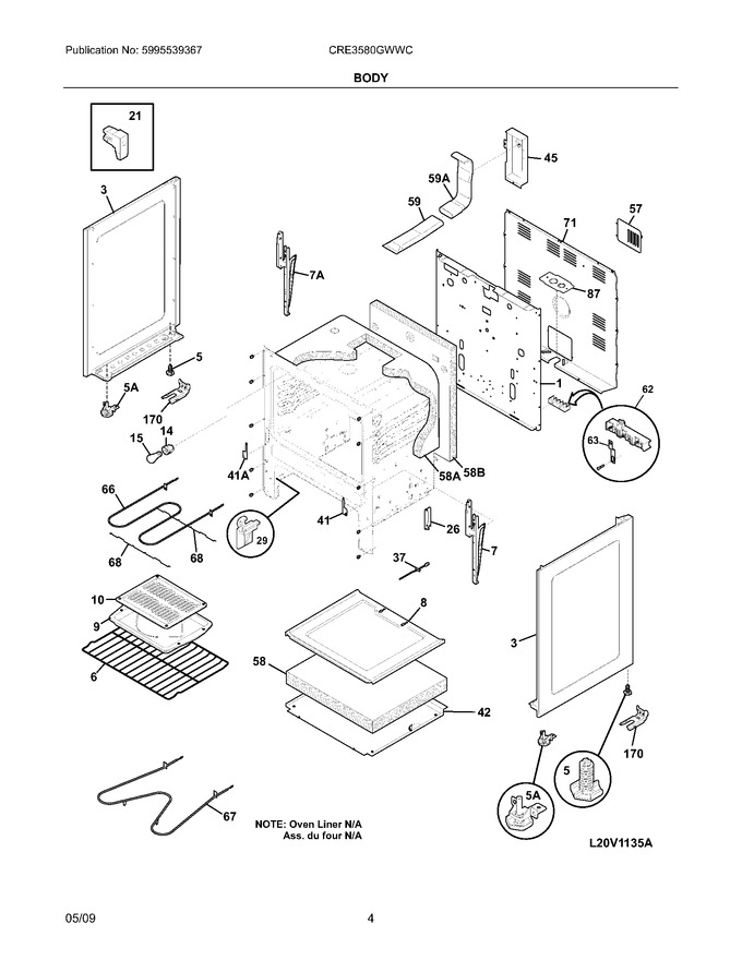 Diagram for CRE3580GWWC