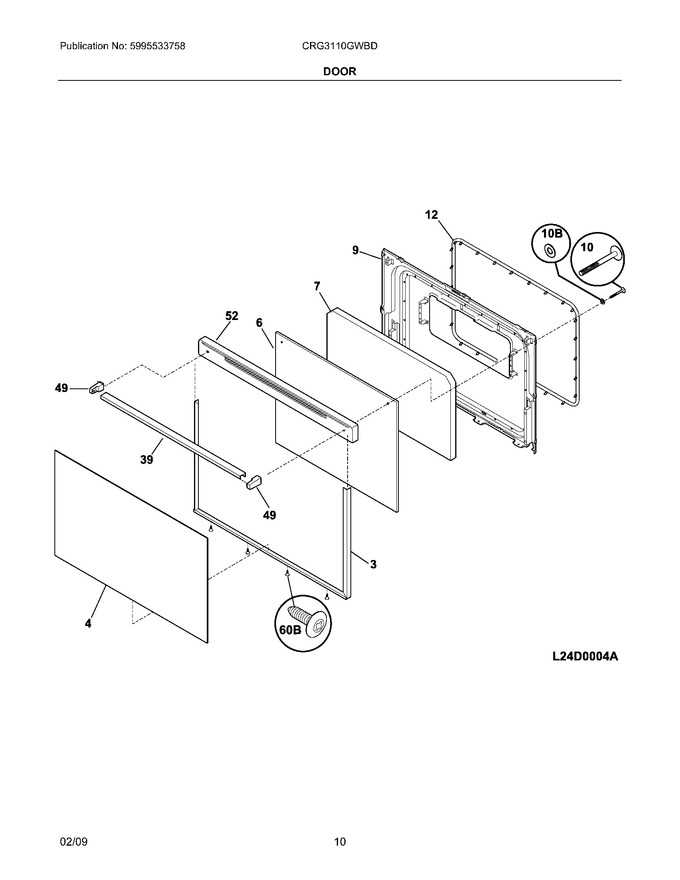 Diagram for CRG3110GWBD
