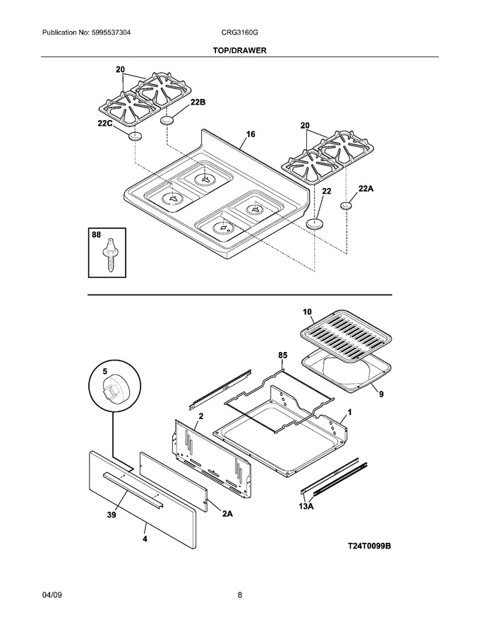 Diagram for CRG3160GWWE