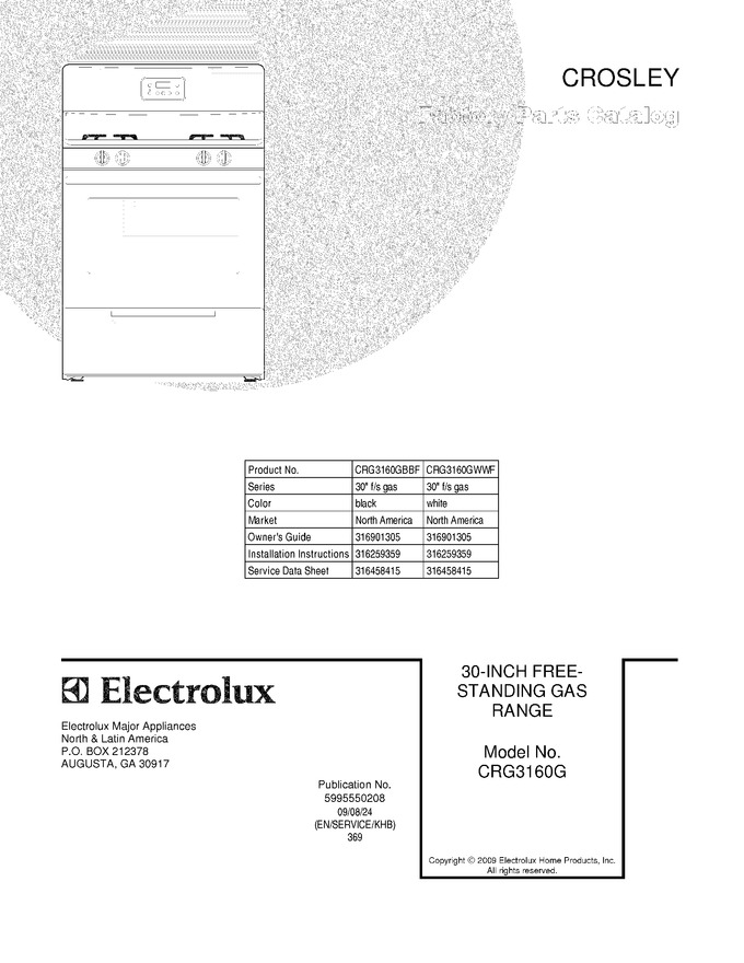 Diagram for CRG3160GWWF