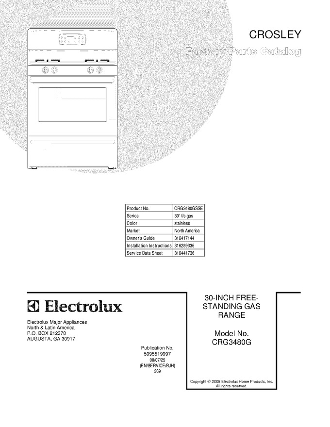 Diagram for CRG3480GSSE
