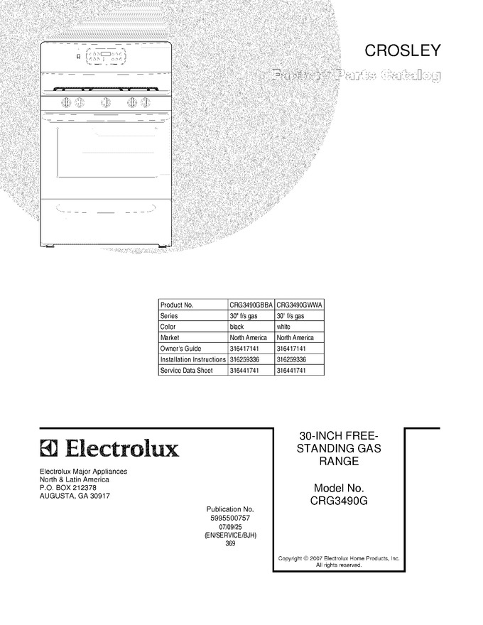 Diagram for CRG3490GWWA