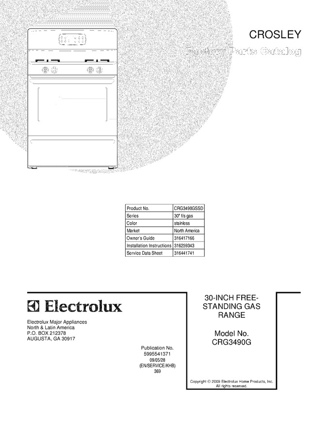 Diagram for CRG3490GSSD