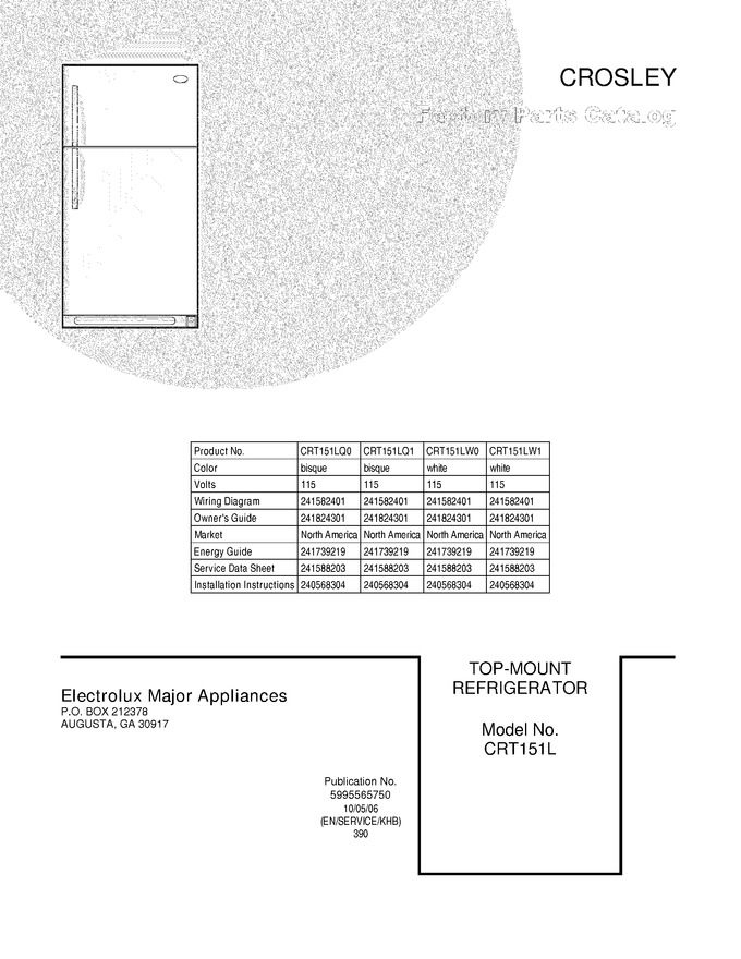 Diagram for CRT151LQ1