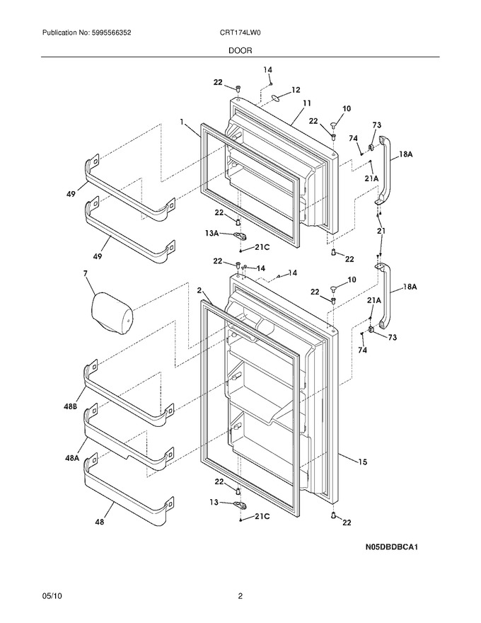 Diagram for CRT174LW0