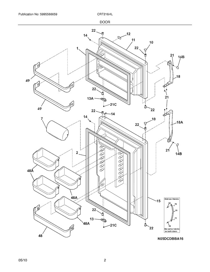 Diagram for CRT216HLW0