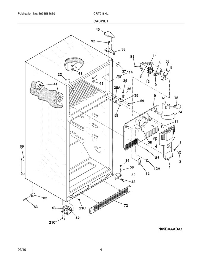 Diagram for CRT216HLW0