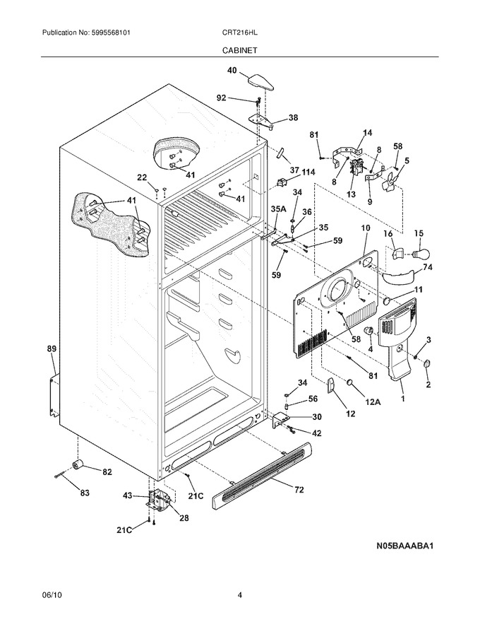 Diagram for CRT216HLS1