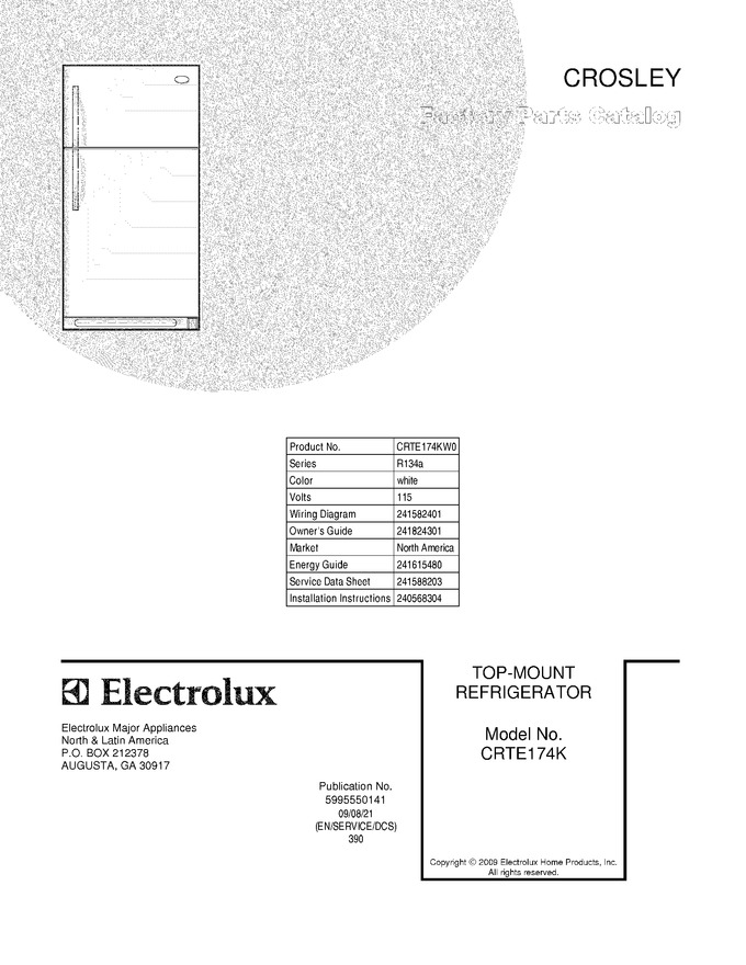 Diagram for CRTE174KW0