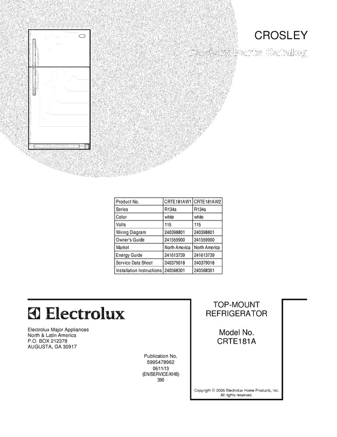 Diagram for CRTE181AW1