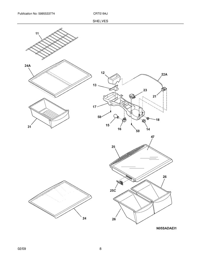 Diagram for CRTE184JW3