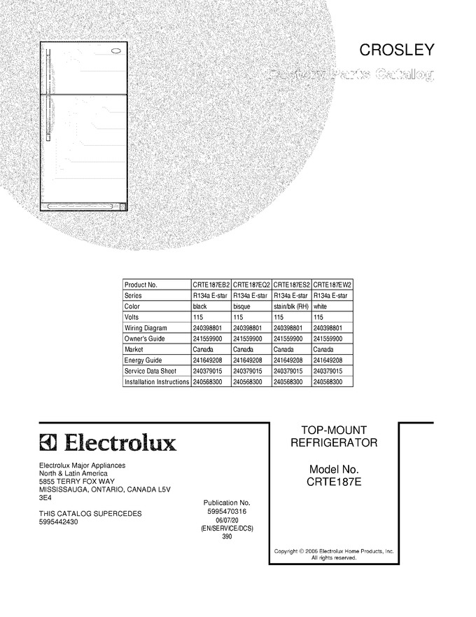 Diagram for CRTE187EB2