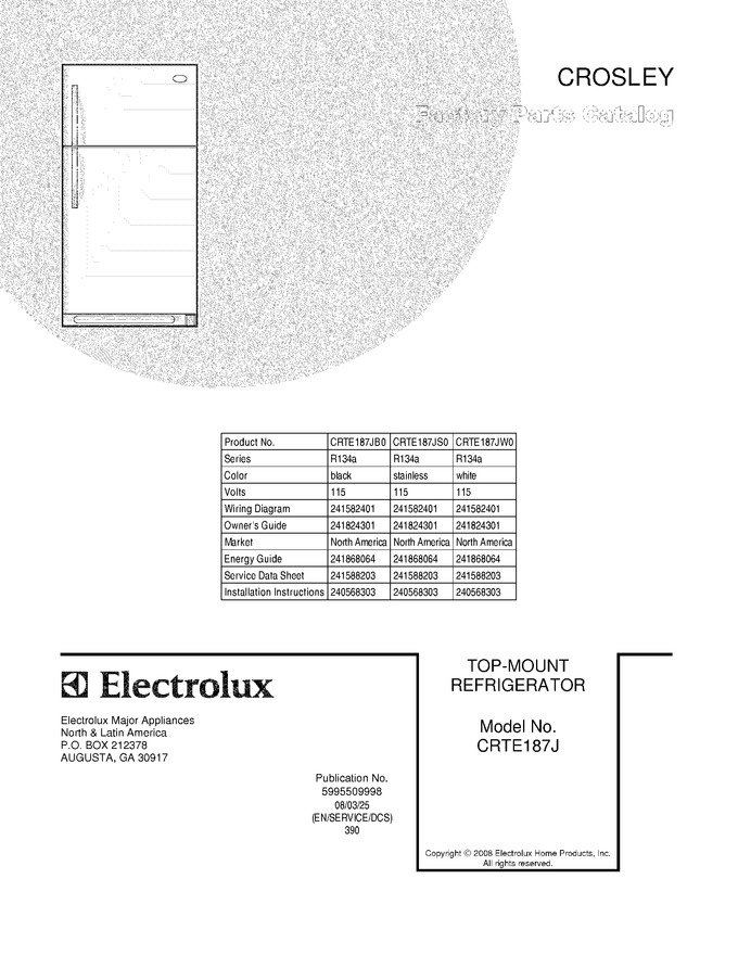 Diagram for CRTE187JS0