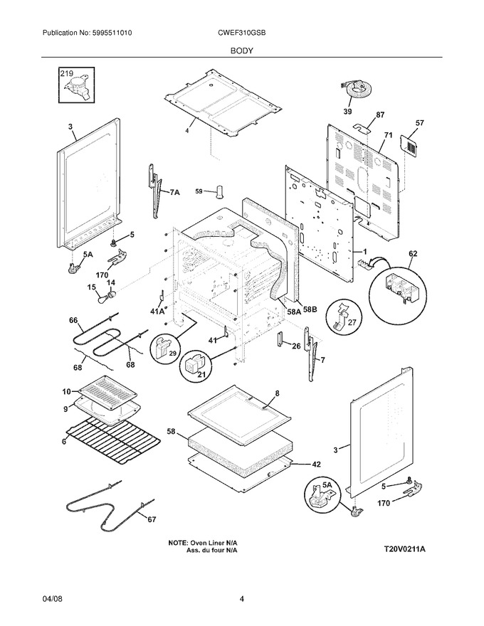 Diagram for CWEF310GSB