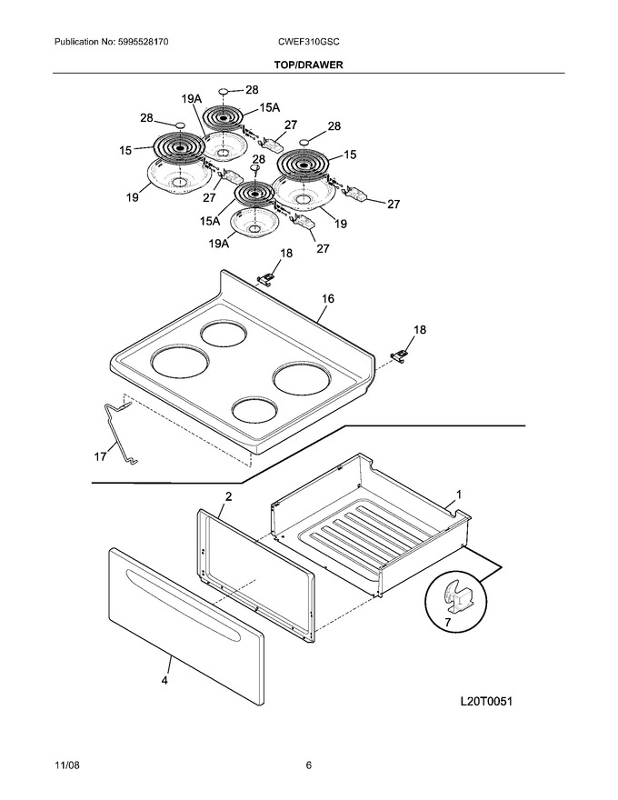 Diagram for CWEF310GSC