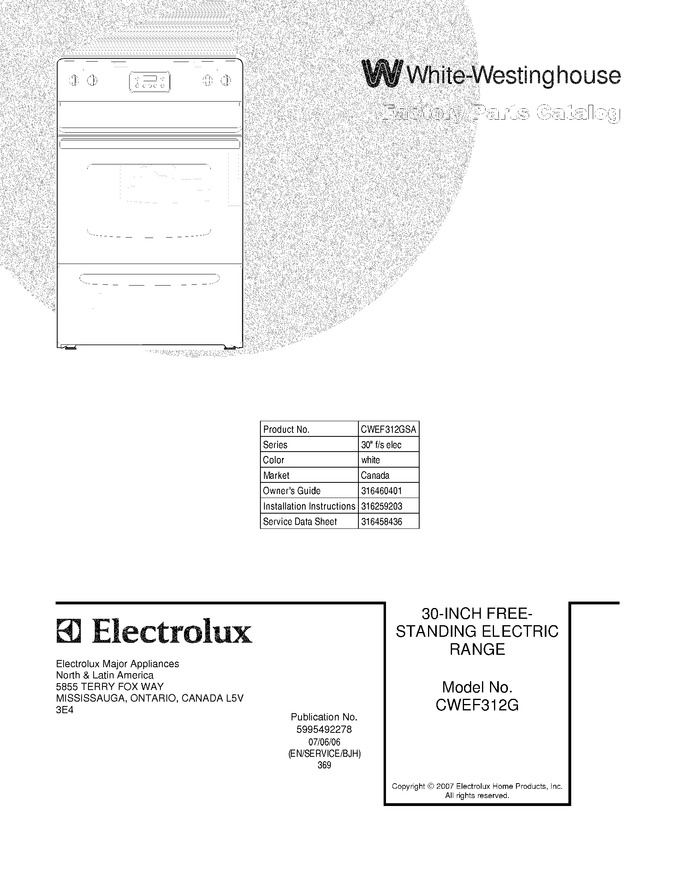 Diagram for CWEF312GSA