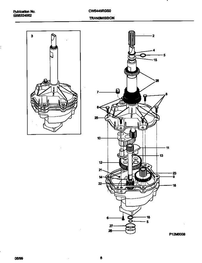 Diagram for CWS445RGS0