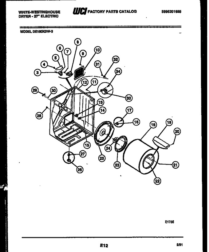Diagram for DE150KDW3