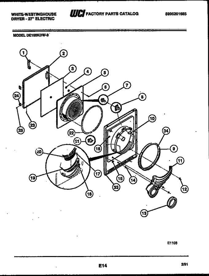 Diagram for DE150KDW3