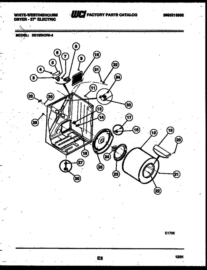 Diagram for DE150KDW4