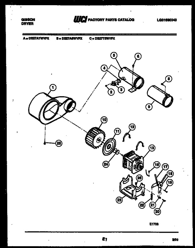 Diagram for DE27A7WVFX