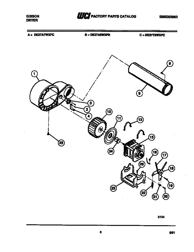 Diagram for DE27T3WXFC