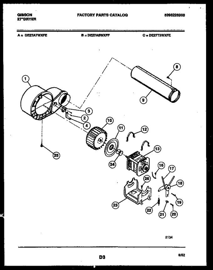 Diagram for DE27A7WXFE