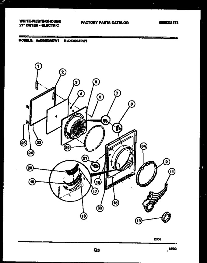 Diagram for DE650ADD1