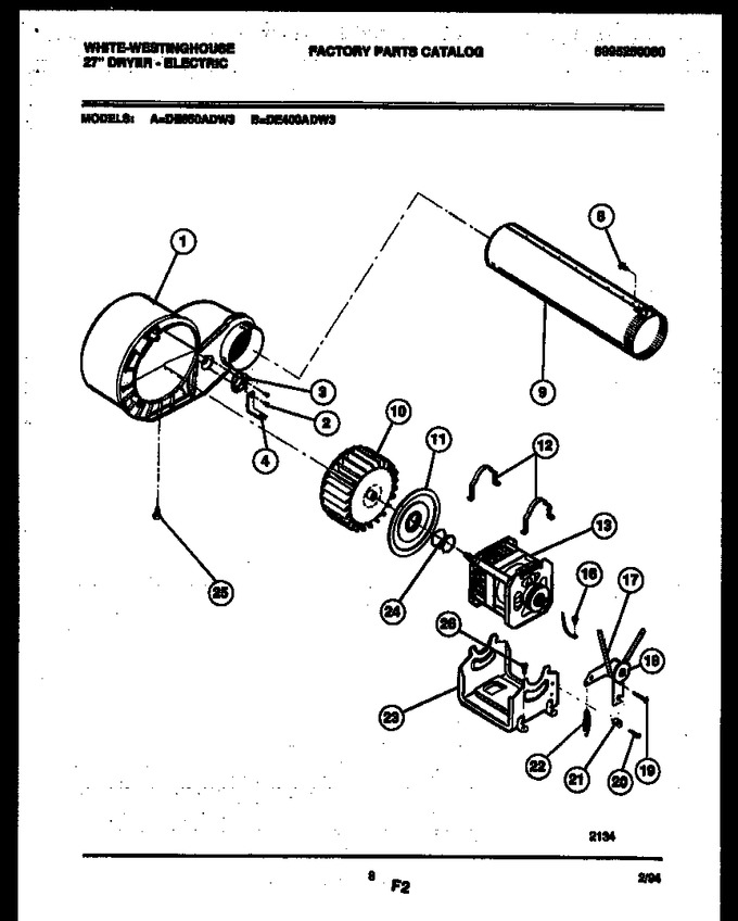 Diagram for DE400ADW3