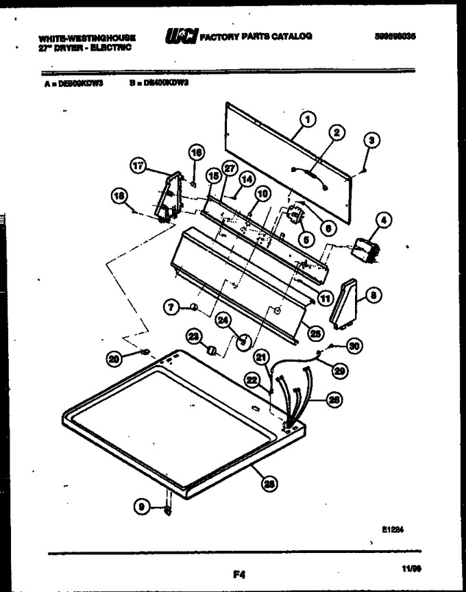 Diagram for DE500KDH3