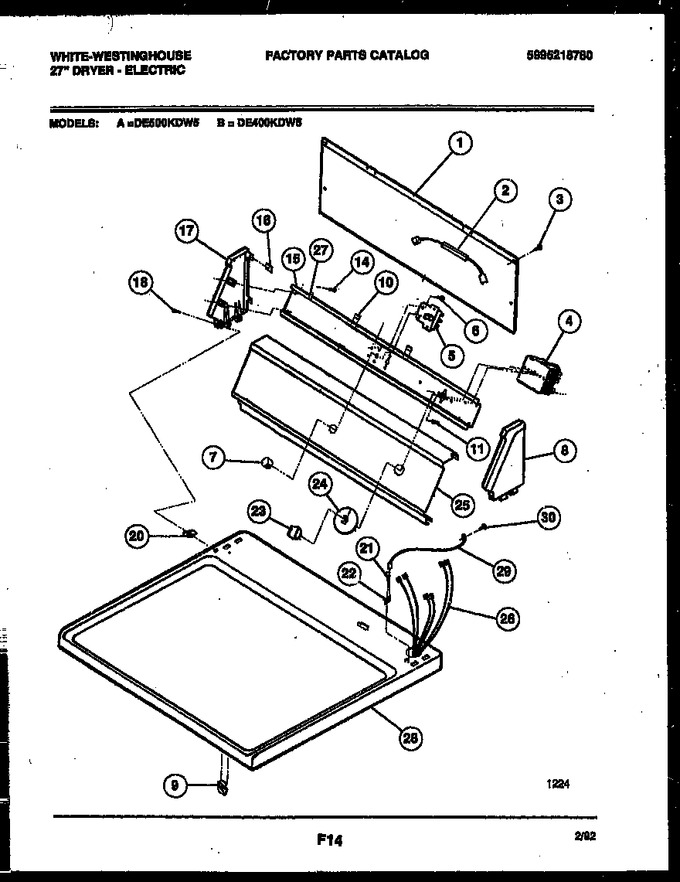 Diagram for DE400KDW5
