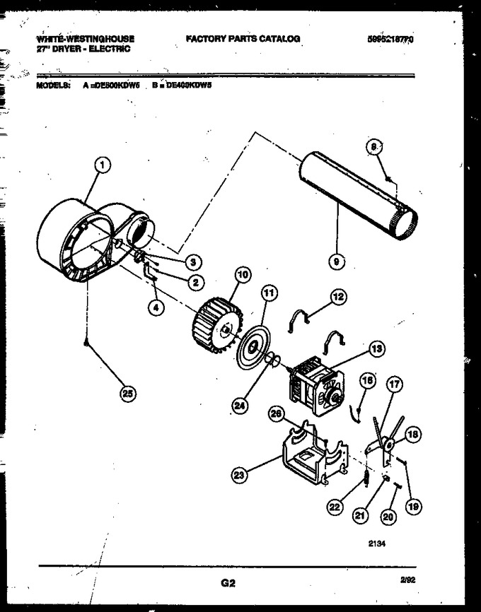 Diagram for DE400KDW5