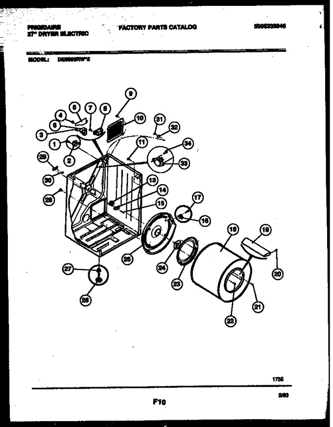 Diagram for DE5800RW2