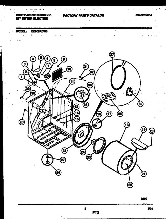 Diagram for DE600ADW3