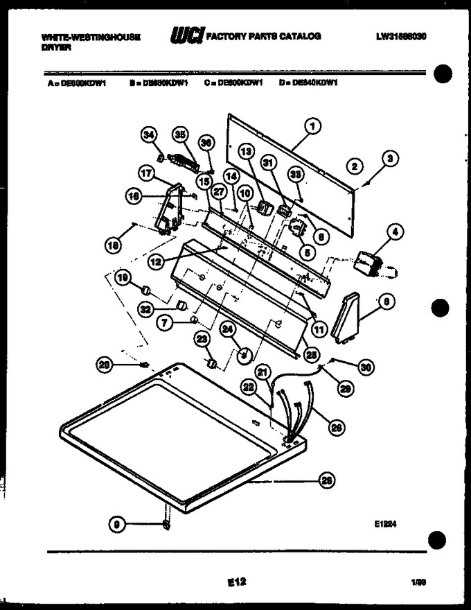 Diagram for DE600KDD1