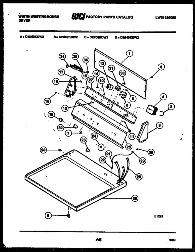 Diagram for DE640KDH2