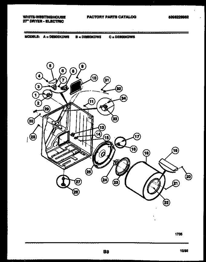 Diagram for DE600KDH5