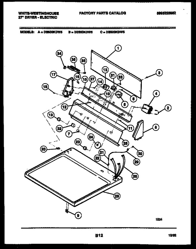 Diagram for DE800KDD5