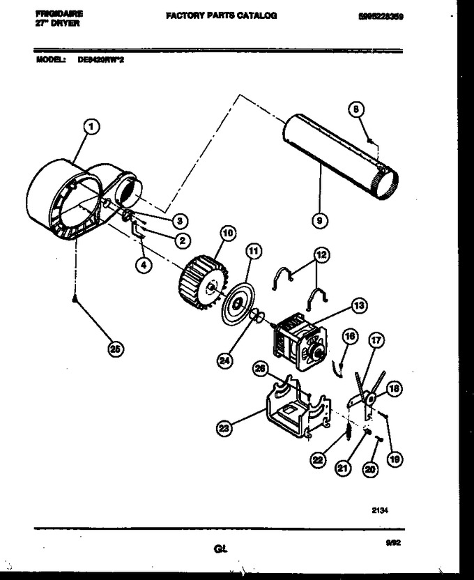 Diagram for DE6420RW2