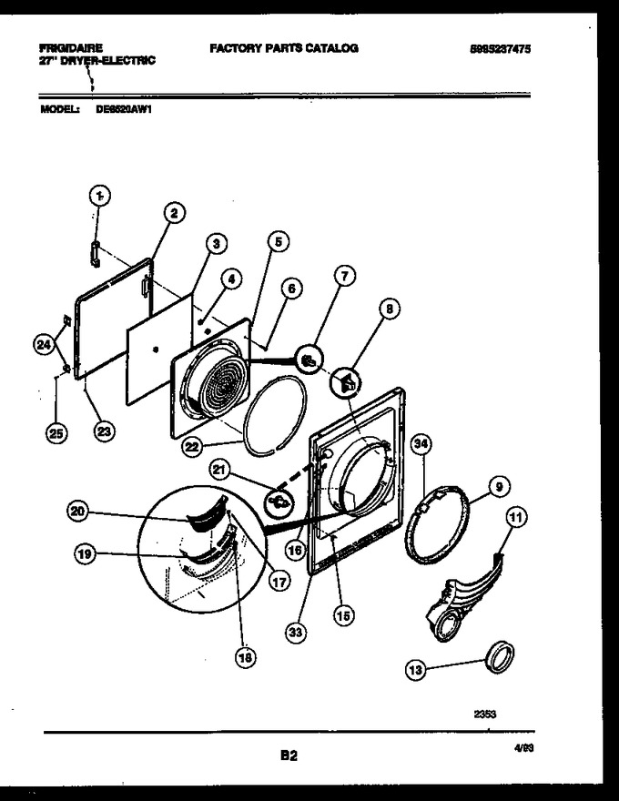 Diagram for DE6520AW1