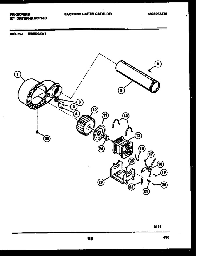 Diagram for DE6520AW1